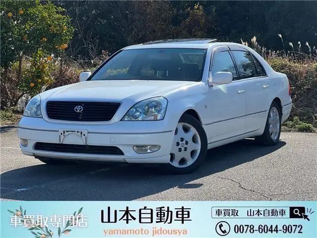 2003 Toyota Celsior C specification - photo 1 2003 Toyota Celsior C specification Pearl Sedan for sale, Japanese used car export - photo 1 of 78 | GULJI TRADERS