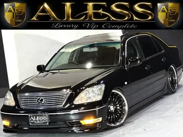 2005 Toyota Celsior 4.3 C specification F package Black Sedan for sale, Japanese used car export | GULJI TRADERS