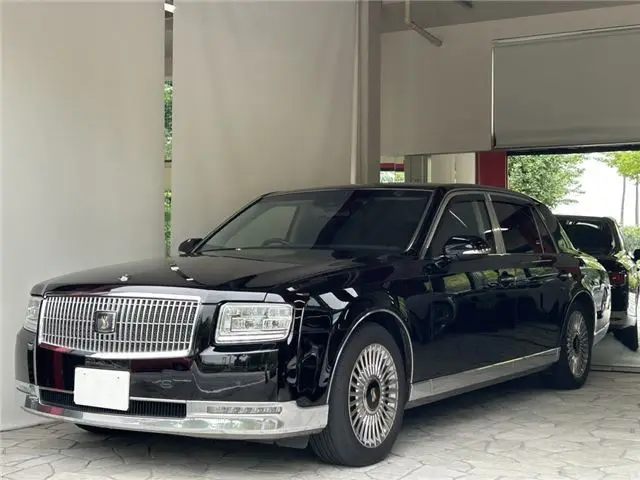 2019 Toyota Century Standard specification vehicle, manufacturer option: genuine leather seats, rear electric curtains. - photo 1 2019 Toyota Century Standard specification vehicle, manufacturer option: genuine leather seats, rear electric curtains. Black Sedan for sale, Japanese used car export | GULJI TRADERS