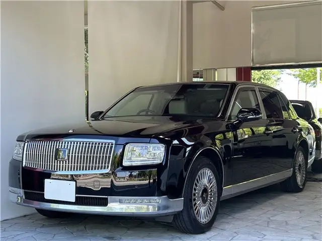2024 Toyota Century Base grade, manufacturer option: genuine leather seats, rear electric curtains. - photo 1 2024 Toyota Century Base grade, manufacturer option: genuine leather seats, rear electric curtains. Black Sedan for sale, Japanese used car export | GULJI TRADERS