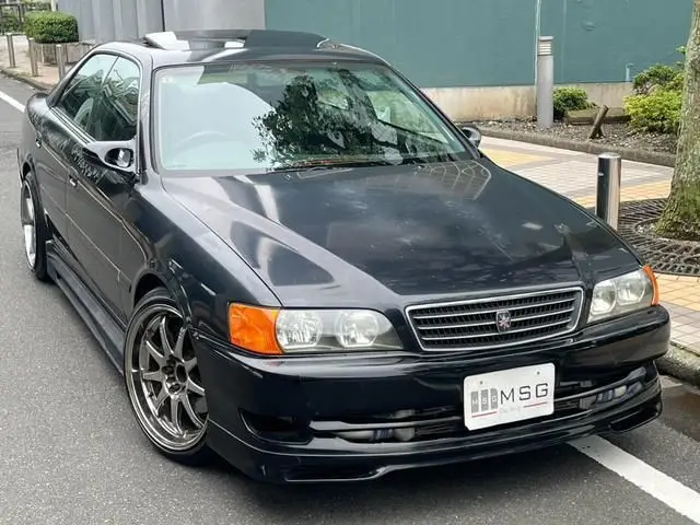1997 Toyota Chaser Tourer V Black Sedan for sale, Japanese used car export | GULJI TRADERS
