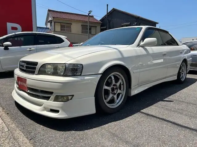 1999 Toyota Chaser Tourer V White Sedan for sale, Japanese used car export | GULJI TRADERS