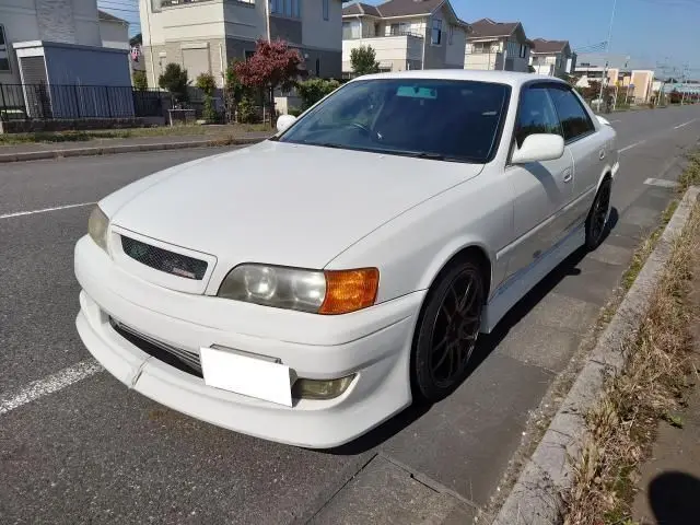 1999 Toyota Chaser Tourer V White Sedan for sale, Japanese used car export | GULJI TRADERS