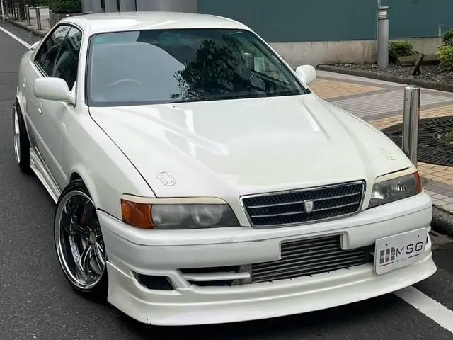 1999 Toyota Chaser Tourer V White Sedan for sale, Japanese used car export | GULJI TRADERS