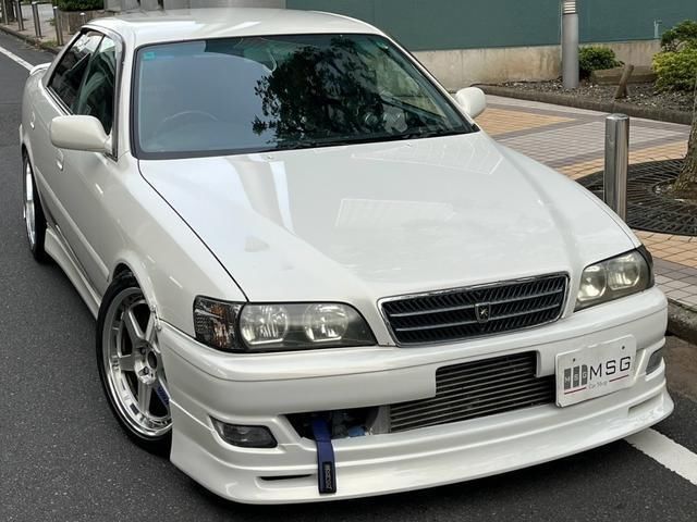2000 Toyota Chaser Tourer V White Sedan for sale, Japanese used car export | GULJI TRADERS