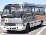 1993 Toyota Coaster Long EX Turbo 29-seater Gray Van for sale, Japanese used car export - photo 1 of 50 | GULJI TRADERS