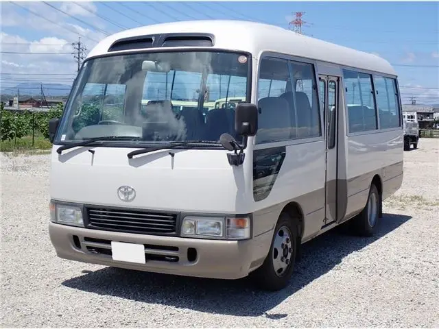 1994 Toyota Coaster LX 26-seater White Van for sale, Japanese used car export - photo 1 of 80 | GULJI TRADERS
