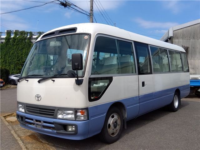 2003 Toyota Coaster Long - photo 1 2003 Toyota Coaster Long Sedan for sale, Japanese used car export - photo 1 of 70 | GULJI TRADERS
