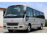 2014 Toyota Coaster Microbus GX Turbo Long, 29-seater Silver Van for sale, Japanese used car export - photo 1 of 61 | GULJI TRADERS