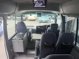 2014 Toyota Coaster 29-seater GX Long with automatic doors, reclining seats, non-smoking vehicle. Silver Van for sale, Japanese used car export - photo 3 of 35 | GULJI TRADERS