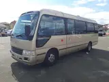 2014 Toyota Coaster Long EX Turbo Gold Van for sale, Japanese used car export - photo 1 of 10 | GULJI TRADERS