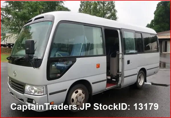 2016 Toyota Coaster - photo 1 2016 Toyota Coaster Silver Van for sale, Japanese used car export | GULJI TRADERS