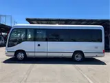 2017 Toyota Coaster GX28-passenger automatic door, auto step navigation Silver Van for sale, Japanese used car export - photo 6 of 59 | GULJI TRADERS