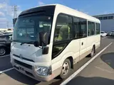 2017 Toyota Coaster LX White Van for sale, Japanese used car export - photo 1 of 10 | GULJI TRADERS