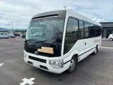 2017 Toyota Coaster GX White Van for sale, Japanese used car export - photo 1 of 13 | GULJI TRADERS
