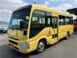 2018 Toyota Coaster Toddler bus, long type, 3+49/1.5 passenger capacity, automatic doors. Yellow Van for sale, Japanese used car export - photo 1 of 63 | GULJI TRADERS