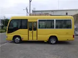 2018 Toyota Coaster 25-seater minibus, automatic transmission, automatic doors, collision mitigation braking system. Yellow Color changed Van for sale, Japanese used car export - photo 3 of 39 | GULJI TRADERS