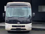 2018 Toyota Coaster EX / Rearview monitor / Automatic center door / 29-seater / ETC Gold Van for sale, Japanese used car export - photo 2 of 33 | GULJI TRADERS