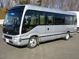 2018 Toyota Coaster GX Silver Van for sale, Japanese used car export - photo 1 of 51 | GULJI TRADERS