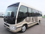 2018 Toyota Coaster EX Sedan for sale, Japanese used car export - photo 1 of 21 | GULJI TRADERS