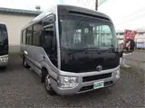 2018 Toyota Coaster Long GX Turbo Gray Van for sale, Japanese used car export - photo 1 of 26 | GULJI TRADERS