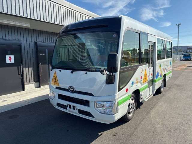 2018 Toyota Coaster Sedan for sale, Japanese used car export - photo 1 of 13 | GULJI TRADERS
