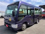 2019 Toyota Coaster Toddler bus 3+39/1.5 people automatic door Purple Color changed Van for sale, Japanese used car export - photo 1 of 54 | GULJI TRADERS