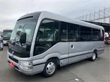 2025 Toyota Coaster GX24 passenger R double doors power heater automatic doors Silver Van for sale, Japanese used car export - photo 2 of 52 | GULJI TRADERS
