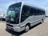 2025 Toyota Coaster GX24 passenger R double doors automatic door navigation system (originally for commercial use) Silver Van for sale, Japanese used car export - photo 2 of 55 | GULJI TRADERS