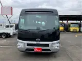 2026 Toyota Coaster GX25 passenger rear double doors automatic doors navigation Silver Van for sale, Japanese used car export - photo 4 of 54 | GULJI TRADERS