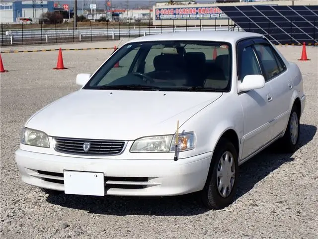 1997 Toyota Corolla XE Saloon Limited - photo 1 1997 Toyota Corolla XE Saloon Limited White Sedan for sale, Japanese used car export - photo 1 of 80 | GULJI TRADERS