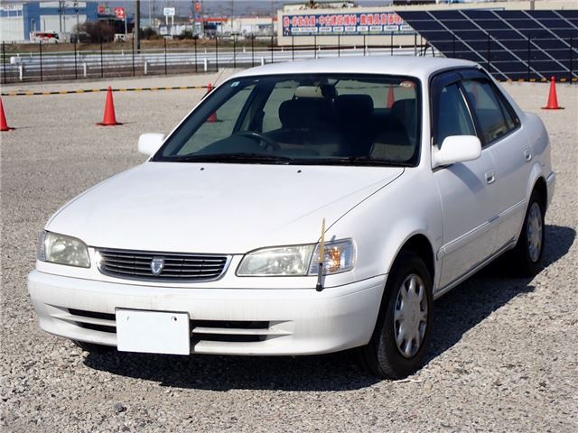 1997 Toyota Corolla XE Saloon Limited White Sedan for sale, Japanese used car export | GULJI TRADERS