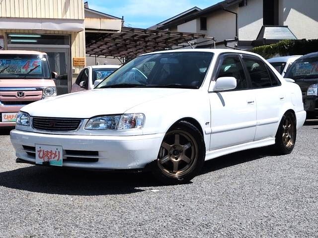 1997 Toyota Corolla GT White Sedan for sale, Japanese used car export | GULJI TRADERS