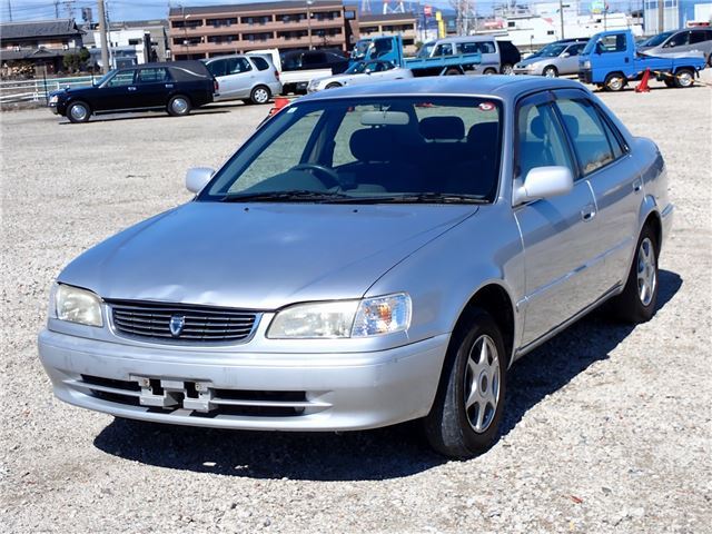 1998 Toyota Corolla XE Saloon Limited Silver Sedan for sale, Japanese used car export | GULJI TRADERS