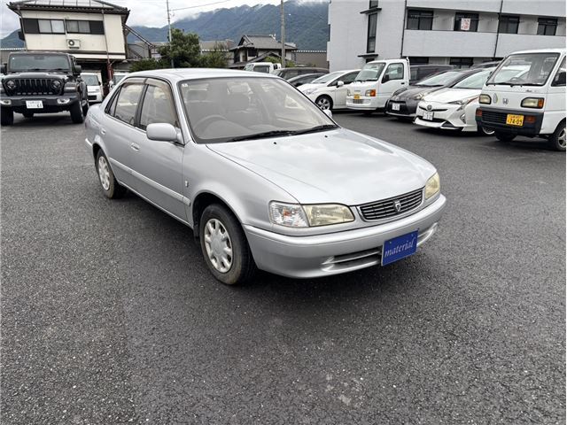 1998 Toyota Corolla Silver Sedan for sale, Japanese used car export | GULJI TRADERS