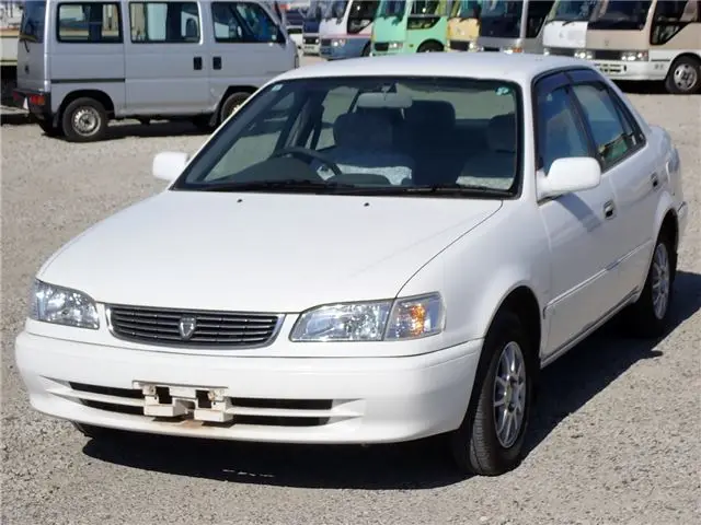 1999 Toyota Corolla XE Saloon Limited - photo 1 1999 Toyota Corolla XE Saloon Limited White Sedan for sale, Japanese used car export - photo 1 of 80 | GULJI TRADERS