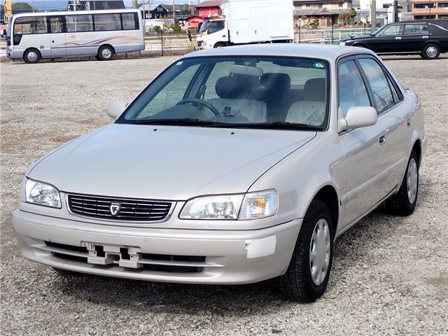 1999 Toyota Corolla XE Saloon Limited - photo 1 1999 Toyota Corolla XE Saloon Limited Gray Sedan for sale, Japanese used car export | GULJI TRADERS