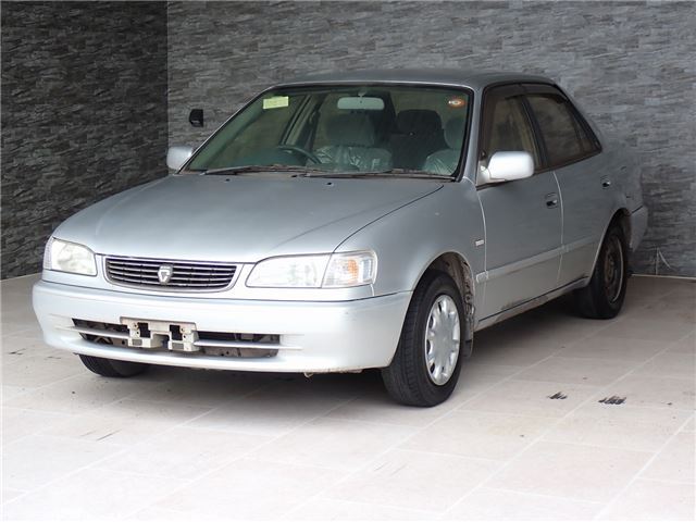 2000 Toyota Corolla SE Saloon Rivière Silver Sedan for sale, Japanese used car export | GULJI TRADERS