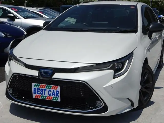 2019 Toyota Corolla 1.8 Hybrid WxB Pearl Sedan for sale, Japanese used car export - photo 1 of 45 | GULJI TRADERS