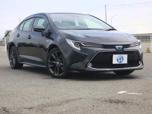 2019 Toyota Corolla Hybrid WxB Safety Sense Black Sedan for sale, Japanese used car export - photo 1 of 9 | GULJI TRADERS