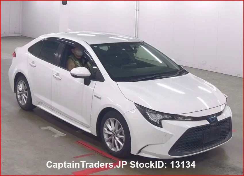 2020 Toyota Corolla White Sedan for sale, Japanese used car export - photo 1 of 13 | GULJI TRADERS