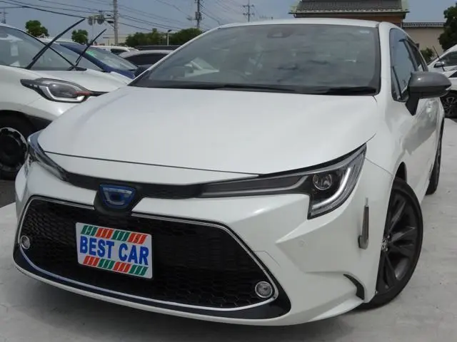 2020 Toyota Corolla 1.8 Hybrid WxB Pearl Sedan for sale, Japanese used car export - photo 1 of 48 | GULJI TRADERS