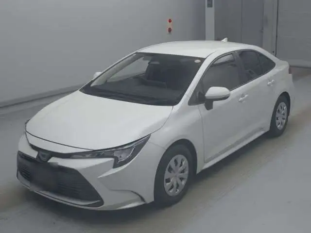 2022 Toyota Corolla Hybrid G Pearl Sedan for sale, Japanese used car export - photo 1 of 12 | GULJI TRADERS