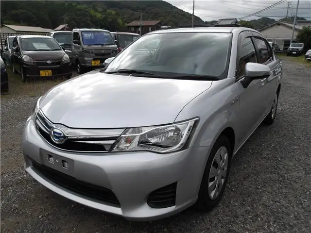 2013 Toyota Corolla Axio Hybrid ☆AIS Tested☆ Silver Sedan for sale, Japanese used car export - photo 1 of 26 | GULJI TRADERS