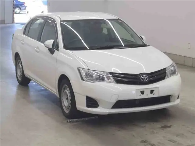 2014 Toyota Corolla Axio Kyoshusha ★ Cold weather specifications White Sedan for sale, Japanese used car export - photo 1 of 12 | GULJI TRADERS