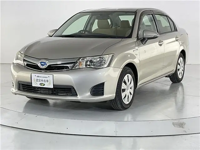 2014 Toyota Corolla Axio hybrid Silver Sedan for sale, Japanese used car export - photo 1 of 64 | GULJI TRADERS