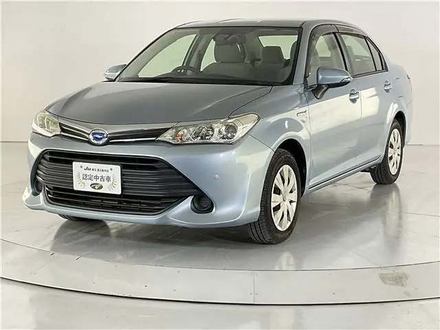 2015 Toyota Corolla Axio hybrid Blue Sedan for sale, Japanese used car export - photo 1 of 64 | GULJI TRADERS