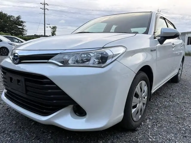 2015 Toyota Corolla Axio Hybrid G Pearl Sedan for sale, Japanese used car export - photo 1 of 9 | GULJI TRADERS