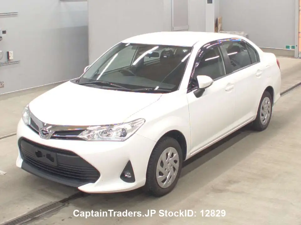 2018 Toyota Corolla Axio White Sedan for sale, Japanese used car export | GULJI TRADERS