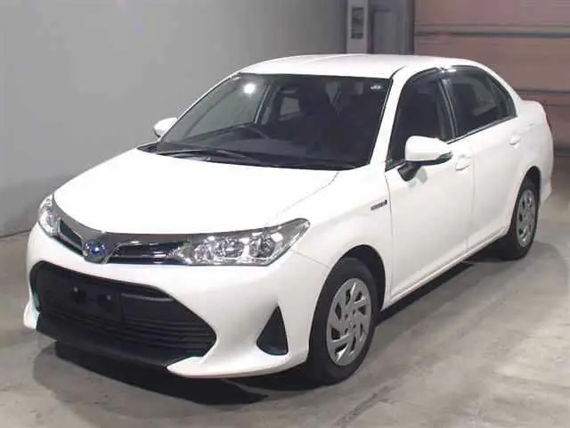 2020 Toyota Corolla Axio Hybrid EX White Sedan for sale, Japanese used car export | GULJI TRADERS